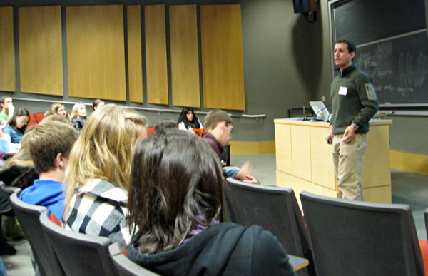 Mike presenting "Varying Genomes" discussion